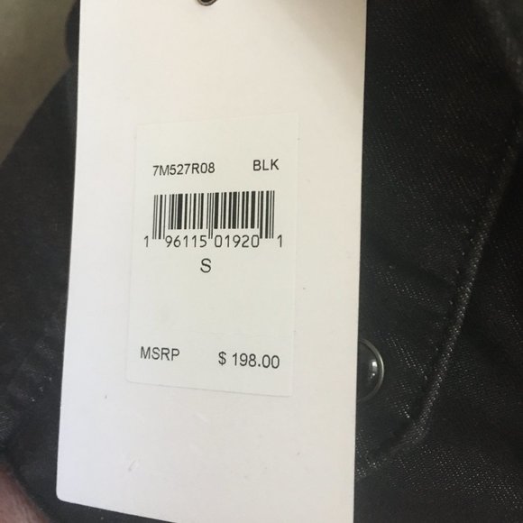 7 For All Mankind Western denim shirt button up - Unisex - BLACK - Picture 3 of 4